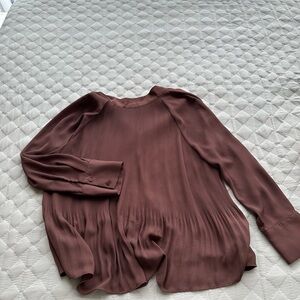 Flowy Brown Women's Top